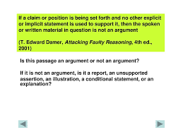 Which claim do both passages support? Distinguishing Arguments From Non Arguments Ppt Download