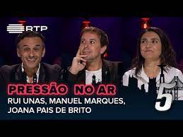 «haja o que houver, vocês marcaram a história da tv». Pressao No Ar C Rui Unas Manuel Marques E Joana Pais De Brito 5 Para A Meia Noite Rtp Youtube