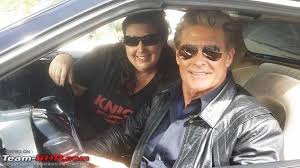 Knight rider is about a crimefighter with a cool talking car that can do things similiar to a human or robot. David Hasselhoff Puts Kitt Knight Rider On Sale Team Bhp