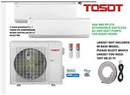 Window heat pumps move heat the toshiba 6,000 btu/h window air conditionerthe toshiba 6,000 btu/h window air conditioner has the power to cool up to 250 sq. Tosot 2 Zone Mini Split Air Conditioner Heat Pump 30 000 Btu With 18 000 24 000 Btu Wall Unit 21 Seer Energy Star Toshiba Comp 5 Year Warranty Tm30ml2078 2x25ft Lineset Kits Buy Online In