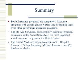 Which of the following is a social insurance program. Lecture Sixteen Social Insurance Ppt Video Online Download