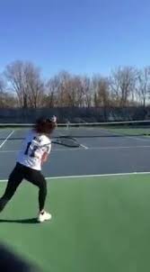 A beautiful day for tennis in...