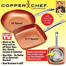 Copper Chef Cookware Non Stick Pans From Collections Etc Copper Chef Induction Cookware Copper Cooking Pan