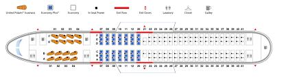 United Airlines Seating Chart Boeing 757-200 (752) | United Airlines