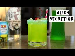 Alien Secretion Tipsy Bartender Recipe Tipsy Bartender Tipsy Bartender Recipes Fruity Drinks