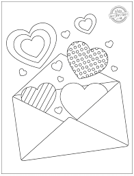 Valentine hearts coloring pages are fun, but they also … Valentine Heart Coloring Pages Sweet Valentine S Day Printable Kids Activities