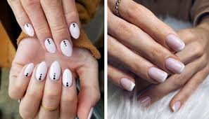Tintes, base, mechas, keratina, cortes de cabello, cepillado, manicura, pedicura, uñas acrílicas, hidratación con parafina, depilación láser, cera e hilo. Nail Art Con Disenos En Color Blanco La Tendencia De Unas Mas Chic De La Temporada Vix