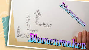 Sketchnotes Florale Eckornamente Zeichen Anleitung Ranken Blumen Youtube