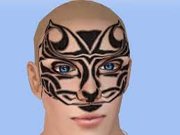 Cat skull tattoo ideas for men on legs. Second Life Marketplace Face Tattoo Of A Cat