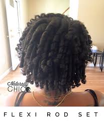 Flexi Rod Set On Natural Hair Natural Hair Salons Natural Hair Styles Curly Hair Styles