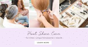 Double twist hairstyle tutorial with lilla rose. Lilla Rose Haircessories Since 2008