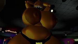 Free hanging hyper toy chica tits
