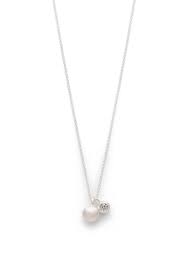 Pilgrim Darla Dual Pendant Necklace Silver Silver Pendant Necklace Pendant