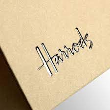 Progress Packaging Luxury Retail Carrier Foil Logo Hot Foil Stamping Harrods Foil Stamping