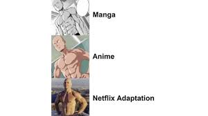 Make netflix adaptation memes or upload your own images to make custom memes. Netflix Adaptation Memes Manga Anime Youtube