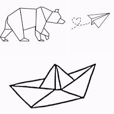 Diy Origami Dieren Geometrische Figuren Van Washi Tape Origami Dieren Origamidieren Washi Tape