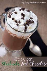 Copycat Starbucks Hot Chocolate Recipe Quick Easy My Frugal Adventures Recipe Best Hot Chocolate Recipes Starbucks Recipes Hot Chocolate Recipes