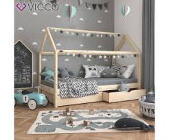 Im lieferumfang enthalten sind das design kinderbett inkl. Vicco Wiki Kinderhaus Mit Schubladen Natur 90x200cm 1 Av1 24037 Ab 259 90 Preisvergleich Bei Idealo De