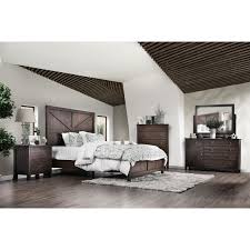 These complete furniture collections include everything you need to outfit the entire bedroom in coordinating style. Furniture Of America Willow Rustic Farmhouse Barn Door Bed Walmart Com Walmart Com