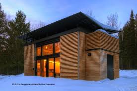 The Edge A Small Cabin In Wisconsin Humble Homes Prefab Homes Prefab Cabins Cabin Design
