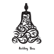 Die mode und die wahl des brautkleid bei der hochzeit bleibt die. Hochzeitskleid Vorlage 622172 Vektor Kunst Bei Vecteezy