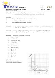 Damit die schüler nach und nach die einzelnen buchstaben schreiben. Aufgaben Volumen Quader Wuerfel Matheaufgaben Klasse 6