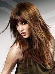 Fashionable Layered Natural Long Straight 18 Inches Wig Long Choppy Hair Haircuts For Long Hair With Bangs Long Hair Trends