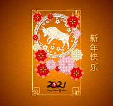 There's undeniable, infectious energy in the air during this. Happy Chinese New Year 2021 Orange Greeting Card Download Free Vectors Clipart Graphics Vector Art