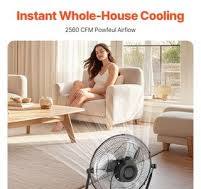 VEVOR 14" Floor Fan 3 Speeds 360° Adjustable Tilt High ...