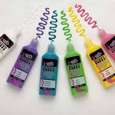 Mixing different colored sand will give you the same effect as paint would. Tulip 3d Dimensional Fabric Paint Puffy P 02 9550 1544