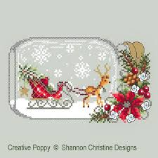 Cross stitch christmas ornaments are amazing decorations. Reindeer Cross Stitch Patterns