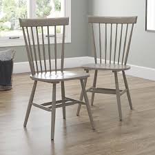 These comfy cafe chair come with unbeatable discounts and styles. New Grange Set Of 2 Spindle Back Chair Gray 427842 Sauder Sauder Woodworking