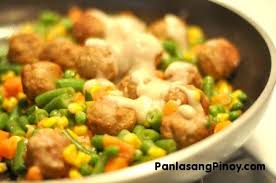 Easy Meatball With Mixed Vegetables Recipe Meatballs Easy Meatball Recipes Easy Easy Vegetable Recipes