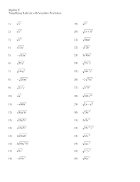 To add or subtract two rational expressions with unlike denominators 1. 30 Simplifying Radicals Worksheet With Answers Worksheet Resource Plans