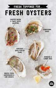 Fresh Toppings For Fresh Oysters Whole Foods Market Oyster Recipes Seafood Recipes Recipes