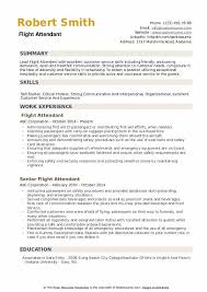 Flight Attendant Resume Samples Qwikresume