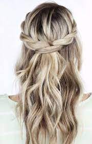 57 Trendy Wedding Hairstyles Half Up Half Down Easy Easy Hairstyles Trendy Wedding Long Hair Styles Bridesmaid Hair Half Up Simple Wedding Hairstyles