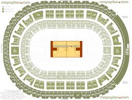 Palace Of Auburn Hills Seat Row Numbers Detailed Seating