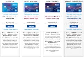 Hilton honors american express card overview. Amex Hilton Cards Have Big Offers With Up To 150k Points And 150 Statement Credit Danny The Deal Guru