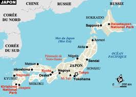 Mer du japon, océan pacifique. Tourisme Guide Touristique Japon