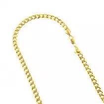 Nothing in this category is plated. Hollow 10k Gold Curb Chain For Men Women 4 5mm Wide Bc4d5hra
