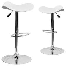 Black And White Bar Stools Set Of 2 Carnegy Avenue 33 25 In White Barstool Set Of 2 Swivel Bar Stools Bar Stools Black Bar Stools