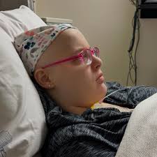 Round 5 of chemo starts today and will last the next 9 days. It's been an  incredibly hard 3 months watching Holland struggle through the plethora of  side effects from the meds.