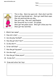 The very first crime scene investigator, or si, was a grandma. This Is Amy Simple Reading Comprehension English Esl Worksheets For Year Olds Exercises 7 Year Old Reading Worksheets Worksheet Math Test Questions And Answers Math Websites For Grade 7 Sixth Grade Work