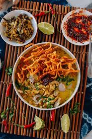 Chicken Khao Soi Thai Coconut Curry Noodle Soup Recipe Khao Soi Curry Noodles Food