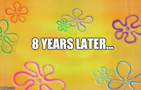 3 hours later. time card from spongebob episode out of the picture in season 10. Spongebob Time Card Background Imgflip