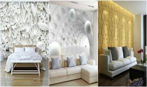نصائح بسيطة لتجديد غرف المنزل بورق جدران ثلاثي الابعاد home room home decor