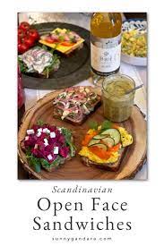 Scandinavian Open Face Sandwiches Recipe In 2021 Scandinavian Cuisine Stuffed Peppers Vegan Condiments