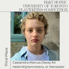 🏆Congratulations to the talented winners of the 2024 Hart House University  of Toronto Playwriting Competition! 🏆 1st Place