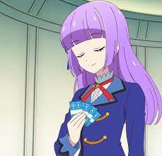 aikatsu on parade 5 ライブに臨む氷上スミレ 私は女王 かわいいアニメガール ライブ イラスト